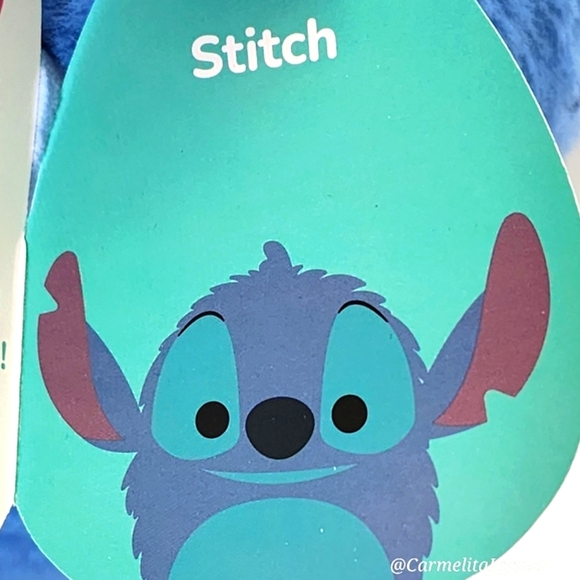 STITCH 💙 8" Blue Stitch FuzzAMallow Disney's Lilo & Stitch Squishmallow NWT - Picture 4 of 9